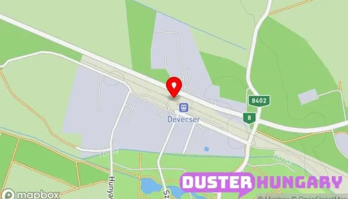 térkép Devecser Vasútállomás ban Devecser