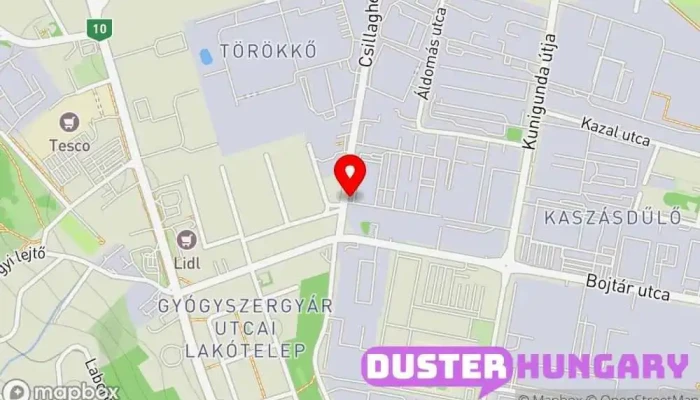 térkép Digitária Kft. Autójavító ban Budapest