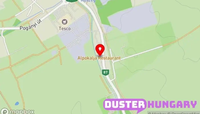térkép Dom-Erd Kft. Autóalkatrész-szaküzlet, Gépjármű ban Kőszeg