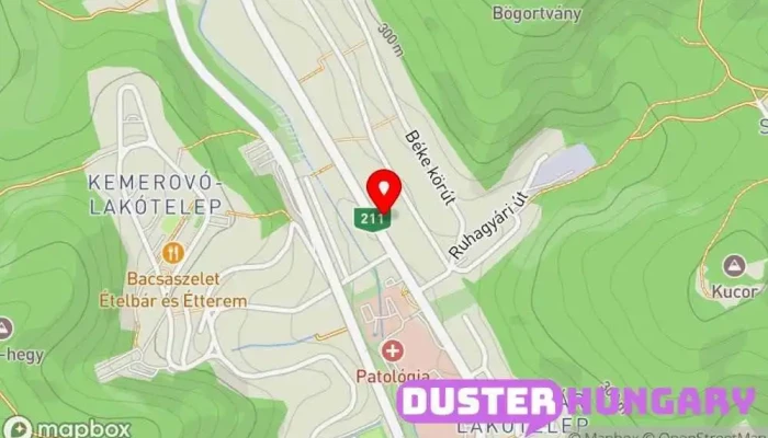 térkép Dr. Gajzágó Péter Végrehajtói Irodája Jogi szolgáltatások ban Salgótarján