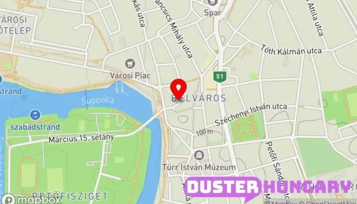 térkép Dr. Juhász Gábor - Általános és plasztikai sebész Sebész ban Baja