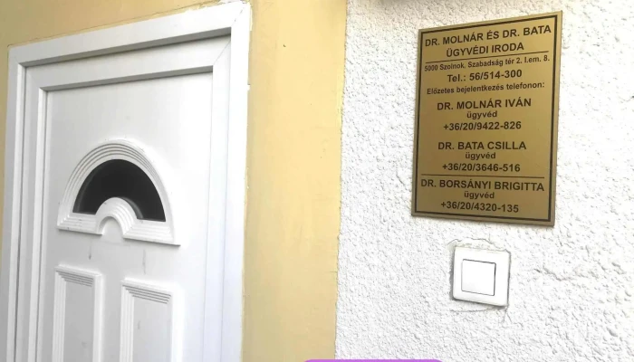 Dr Molnar Es Dr Bata Ugyvedi Iroda Osszes - Szolnok
