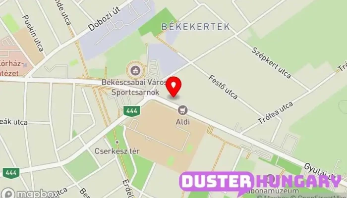 térkép Duba Trapéz Békéscsaba Fémlemezes vállalkozó ban Békéscsaba