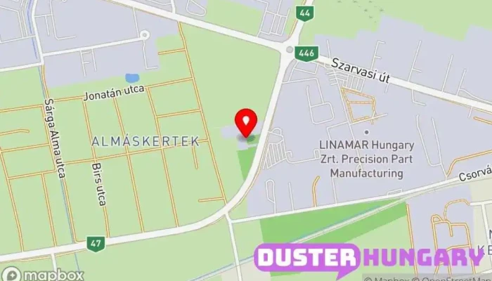 térkép Ducconis Bt. Karosszéria, Fényezés Autófelújító szerviz ban Békéscsaba