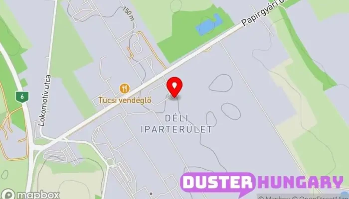 térkép Dunafin Zrt. Papírgyár ban Dunaújváros
