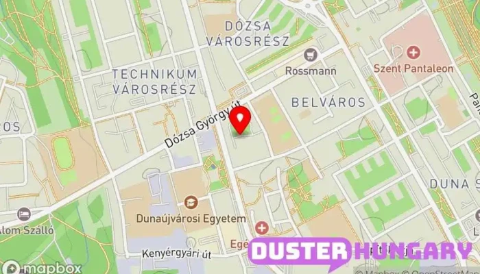 térkép Dunaújváros  ban Dunaújváros