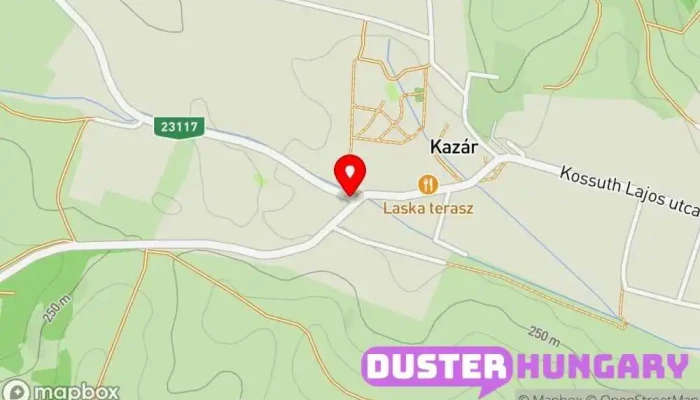 térkép eReSZKer Fűtőberendezés-szállító ban Kazár