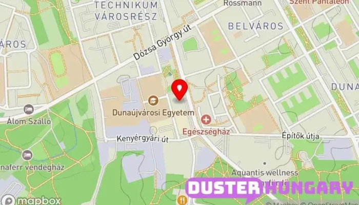 térkép F & K Pentele Kft. Kulcsmásolás ban Dunaújváros