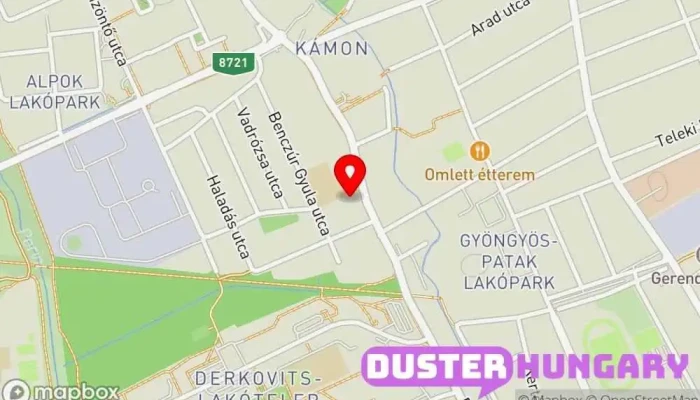 térkép Fa-Lak 2005 Kft. Építőipari vállalat ban Szombathely