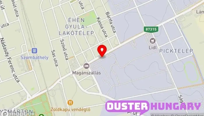 térkép FALCO Zrt. Gyártó ban Szombathely