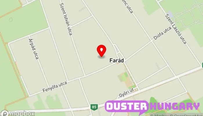 térkép Farád  ban Farád