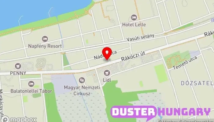 térkép Fenyvessy Optika Optikus, Optometrista, Napszemüvegbolt ban Balatonlelle
