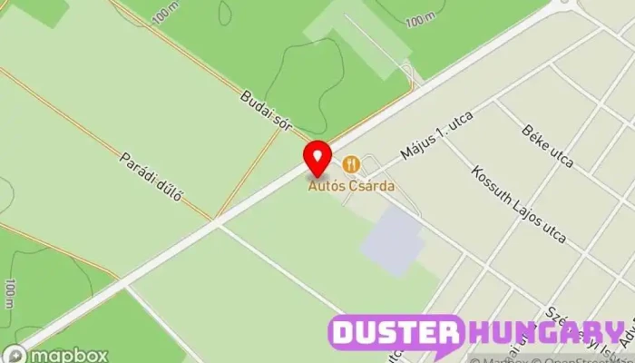 térkép FIRST STOP Czakó és Czakó Bt. Sofőrszolgálat ban Lakitelek