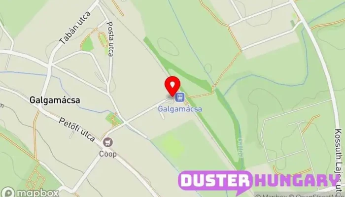 térkép Galgamácsa, vasútállomás Buszmegálló ban Galgamácsa