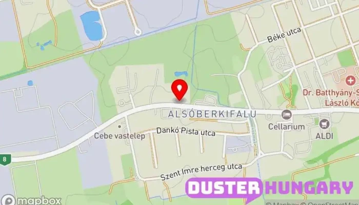 térkép Garázs autósbolt Autóalkatrész-szaküzlet ban Körmend