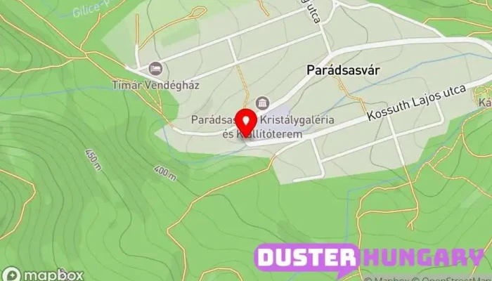 térkép GarázsSasvár Stand-up comedy klub ban Parádsasvár
