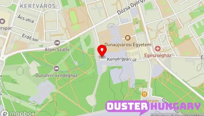 térkép Global Service Point Kft Építőipari vállalkozás ban Dunaújváros
