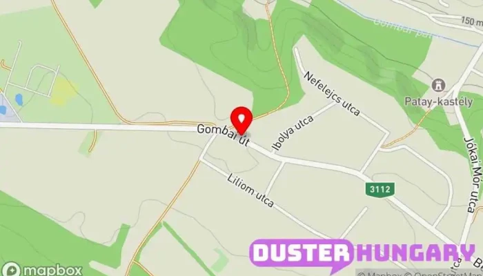térkép Gomba, Vár út Buszmegálló ban Gomba