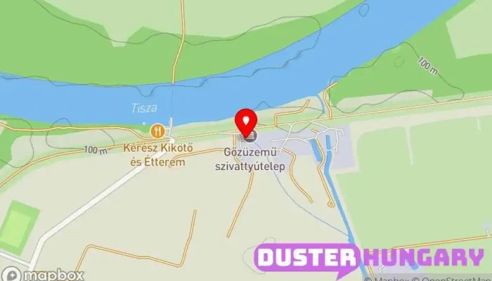 térkép Gőzüzemű szivattyútelep Műszaki múzeum ban Tiszabercel