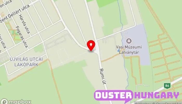 térkép Guba Autócenter Autókereskedés ban Szombathely