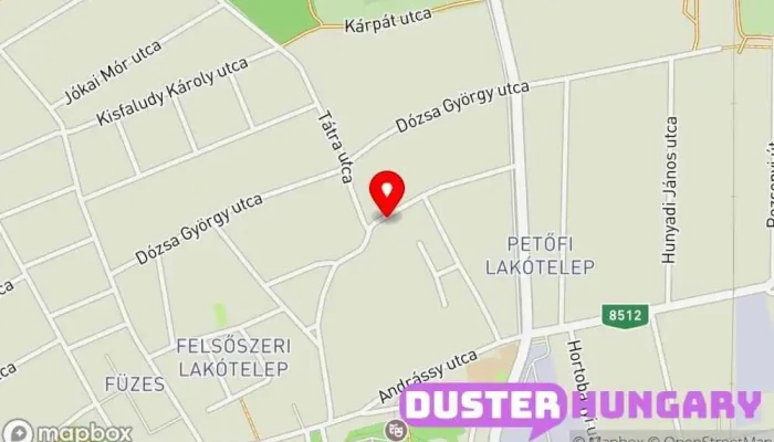 térkép Gulyás Autómentés,Gala végállomás kft Autószerelő, Sofőrszolgálat, Vontatási szolgáltatás ban Csorna