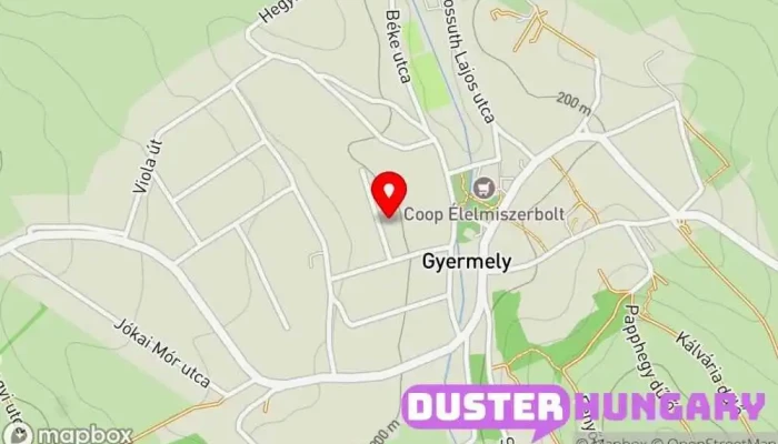 térkép Gyermely  ban Gyermely
