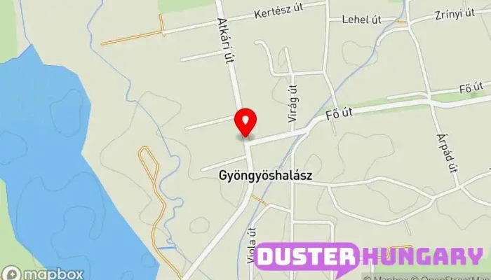 térkép Gyöngyöshalász, bejárati út Buszmegálló ban Gyöngyöshalász