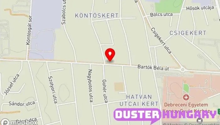 térkép Gyöngyösi-Jégkár Kft Autójavító ban Debrecen
