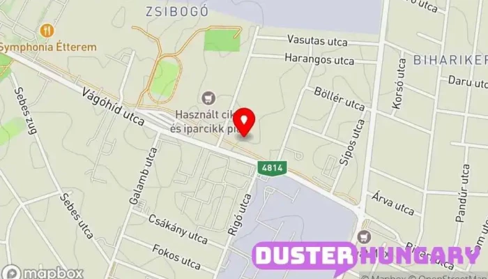térkép Hajdu-Alu Zrt. Építőipari vállalat ban Debrecen