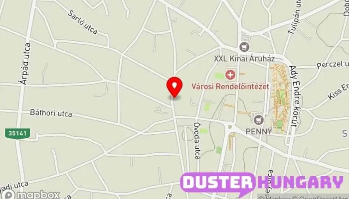 térkép Hajdu Műanyag-Hajdúnánás Karosszérialakatos, Autójavító ban Hajdúnánás