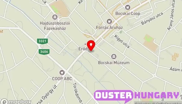 térkép Hajdúszoboszlói Okmányiroda Kormányzati épület ban Hajdúszoboszló