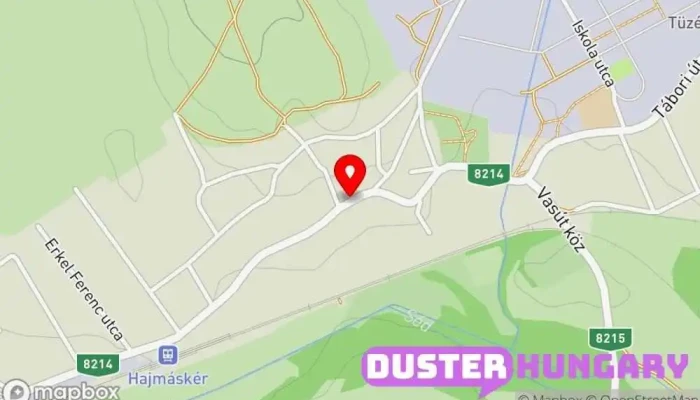 térkép Hajmáskér, Hősi emlékmű Buszmegálló ban Hajmáskér