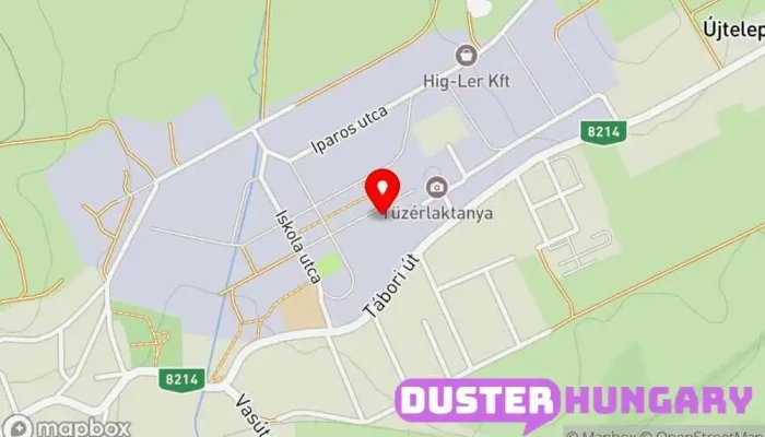 térkép Hajmáskér  ban Hajmáskér