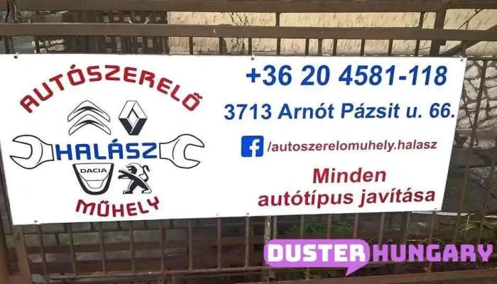 Halász Autószerelő Műhely Arnót - Pázsit Utca 66