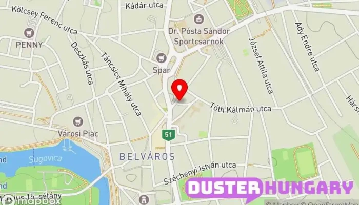 térkép Hambalkó Zárszaküzlet - Mul-T-Lock center - Baja Kulcsmásolás ban Baja