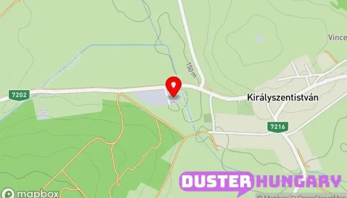 térkép Hamvasztóüzem, Királyszentistván Hamvasztás ban Királyszentistván