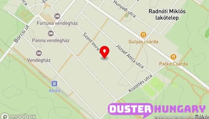 térkép Haszonits Gábor Autójavító ban Abda