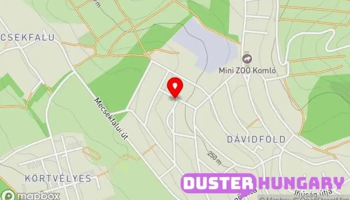 térkép Hauser András karosszérialakatos mester Autójavító ban Komló