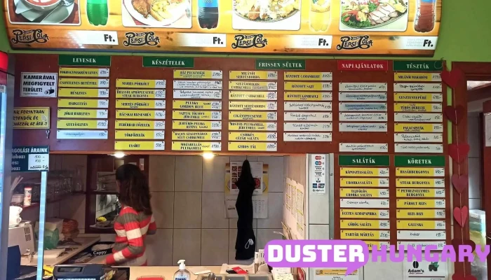 Hazias Etelbar Menu - Taksony