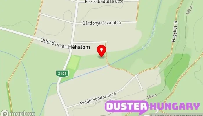 térkép Héhalom  ban Héhalom