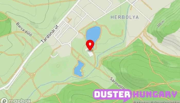 térkép Herbolyai-tavak Park ban Kazincbarcika