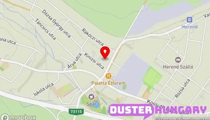 térkép Herend  ban Herend