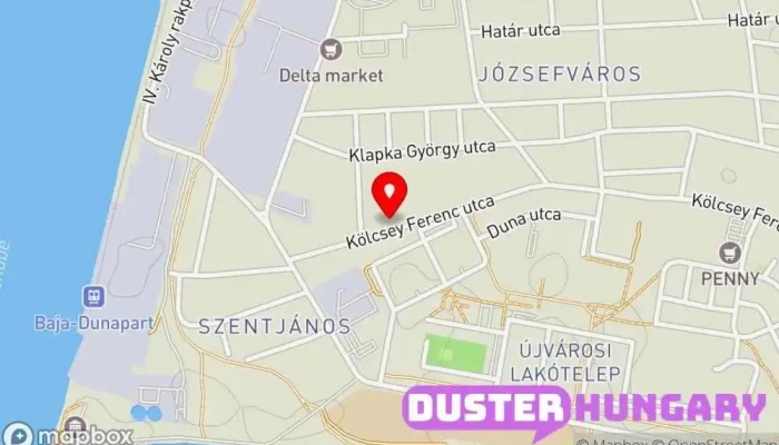 térkép Hiezl Autóház Autókereskedés, Autószerelő, Sofőrszolgálat ban Baja