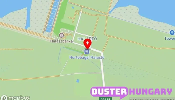 térkép Hortobágyi Halastó Megálló, Buszmegálló, Vasútállomás ban Hortobágy