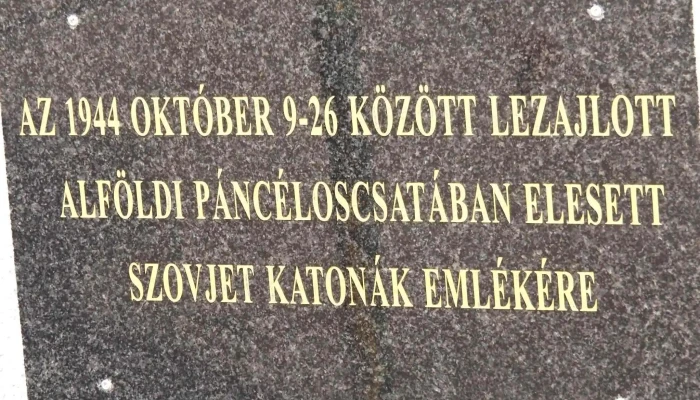 Hortobagyi Tankcsata Emlekmu Hortobagy - Hortobágy