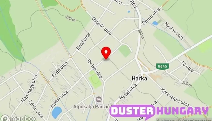 térkép Horváth Szabolcs Ev. Lakatos ban Harka