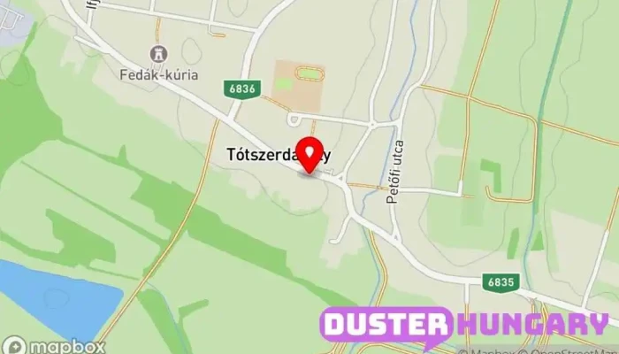 térkép Huller Karosszéria lakatos műhely Autójavító ban Tótszerdahely