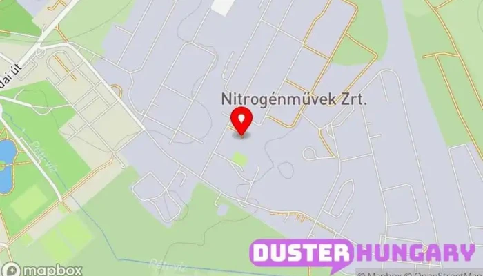 térkép Huntsman Corporation Hungary Zrt. Gyártó ban Pétfürdő