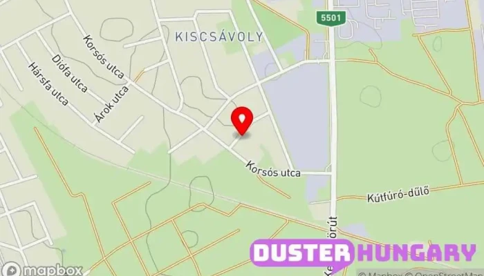 térkép HZ Tetőszerviz 6996 Kft Tetőfedő ban Baja