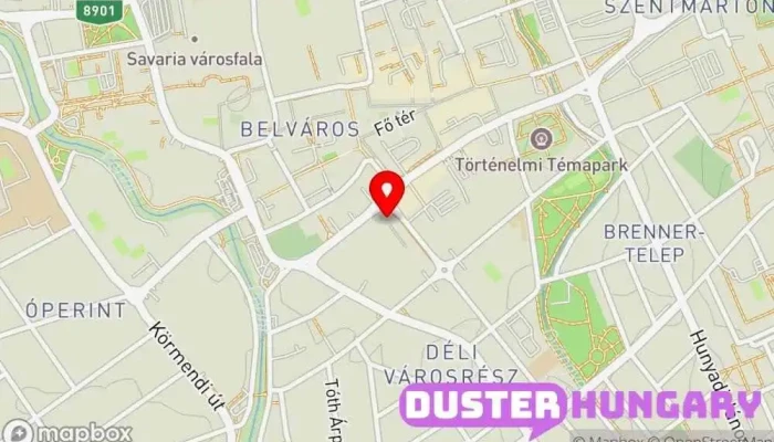 térkép Iseum Savariense Régészeti Műhely és Tárház Múzeum, Archeológiai múzeum, Történeti múzeum, Turistalátványosság ban Szombathely